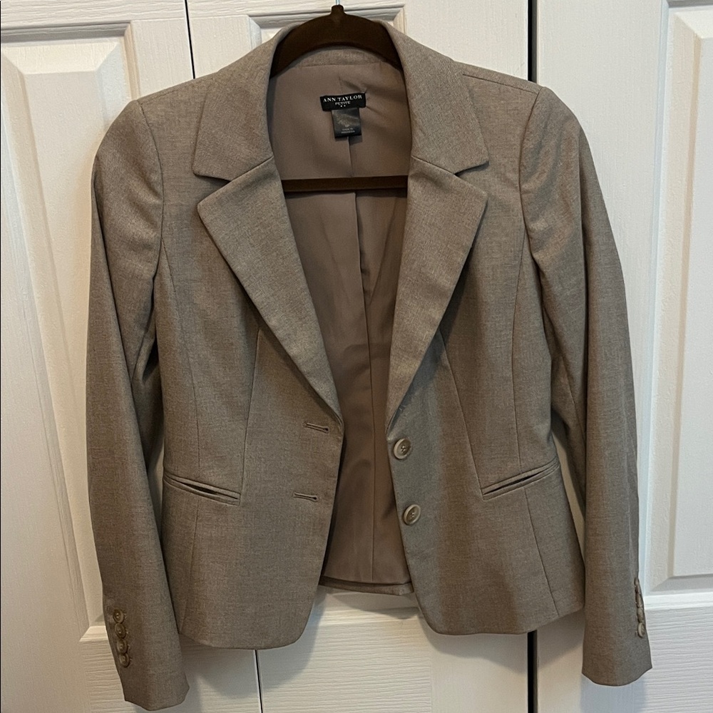 Ann Taylor Beige Blazer